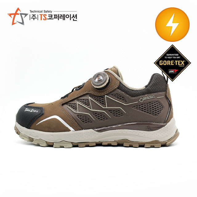TS-VOLT(P) 절연겸용 고어텍스 티에스 안전화(브라운-고압)